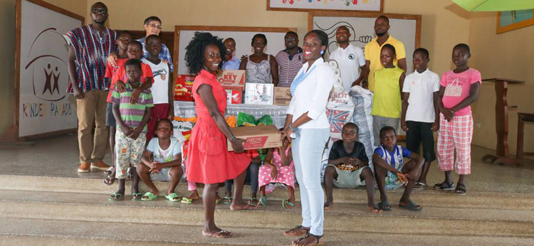 Donation By Saf-Ghana To Kinder Paradise Orphanage Home In Prampram-Greater Accra